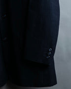 “BALENCIAGA” pinstripe beautiful shape tailored jacket