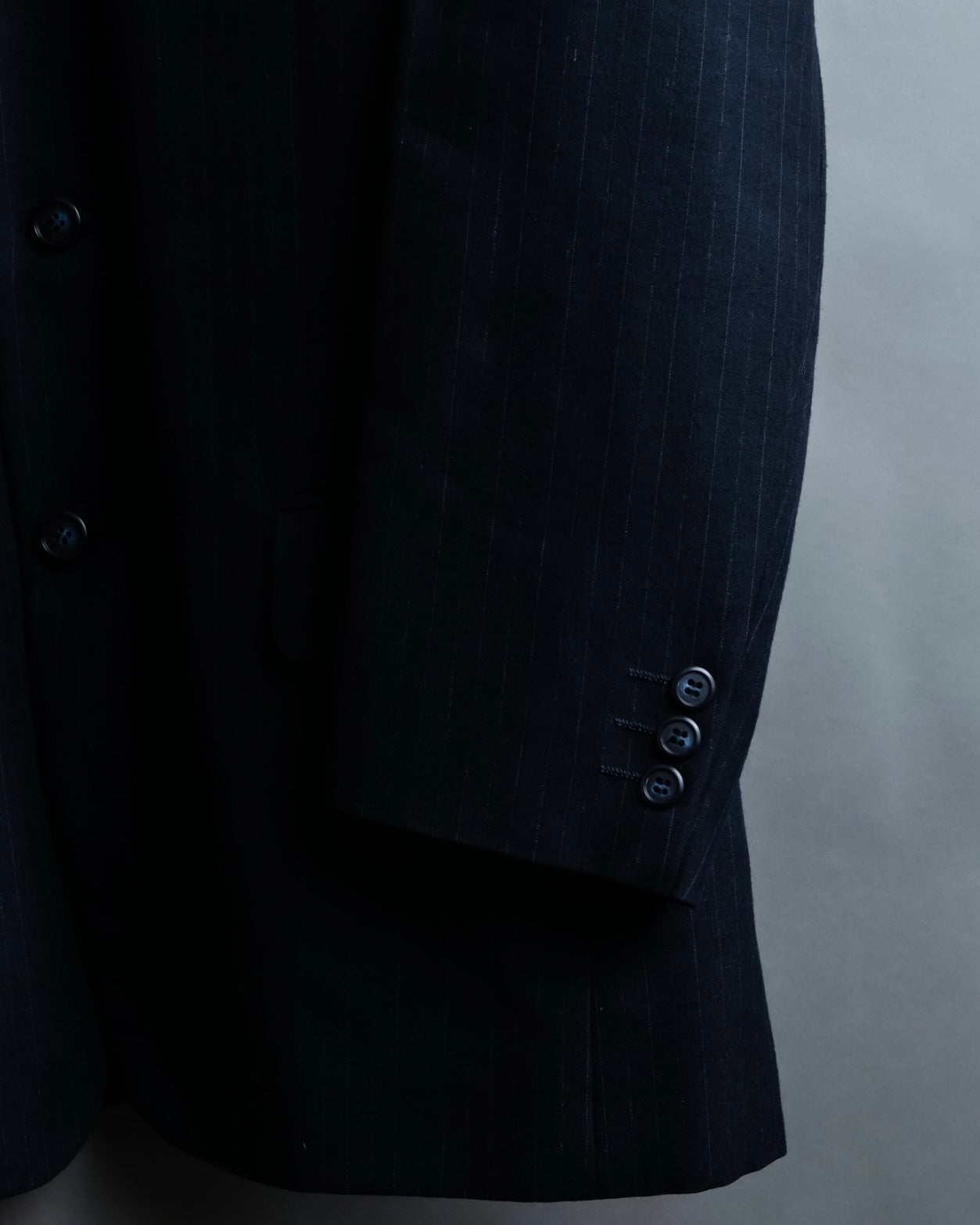 “BALENCIAGA” pinstripe beautiful shape tailored jacket