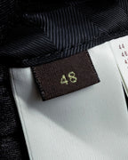 "LOUIS VUITTON" Geometric pattern velvet tailored jacket