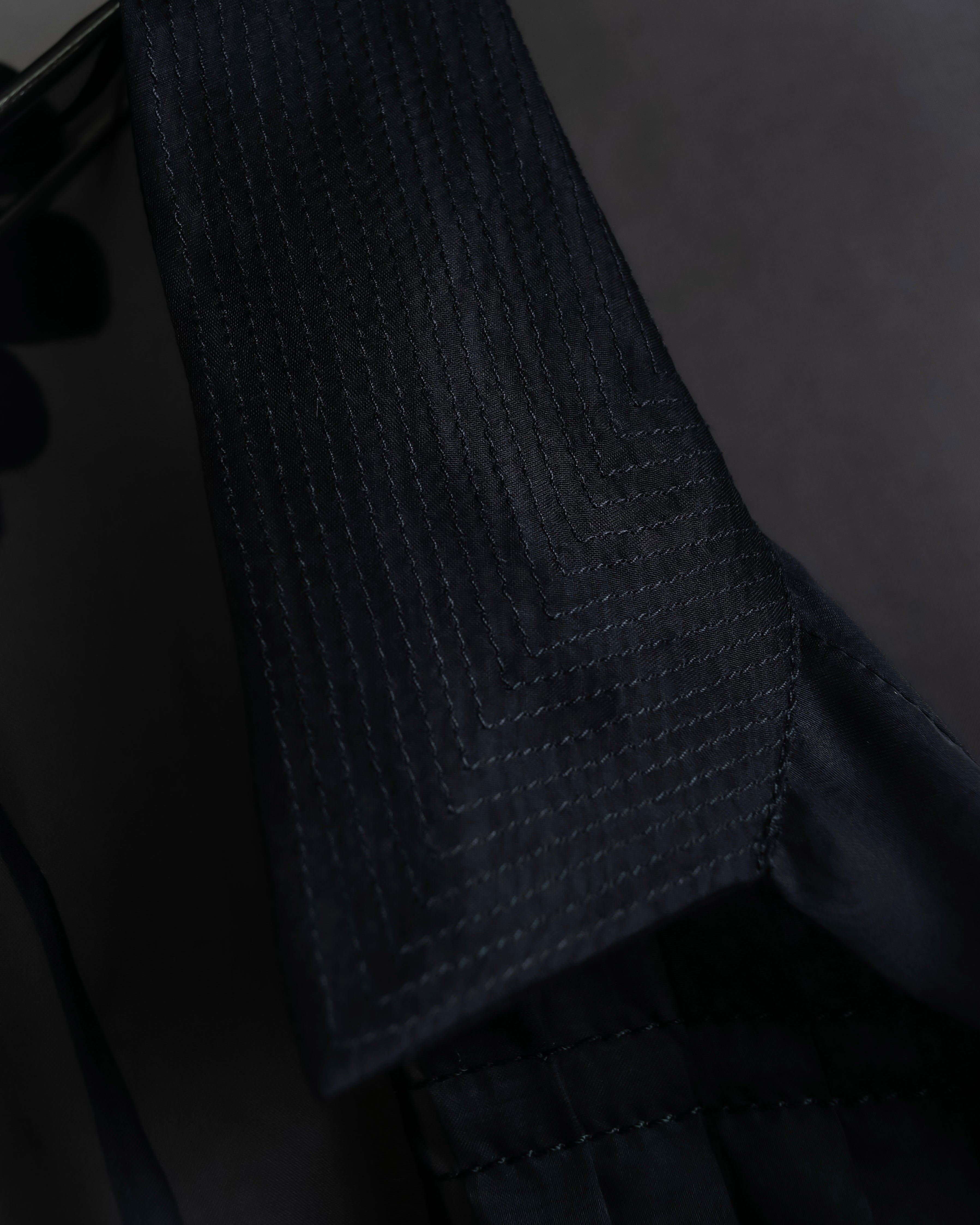 "CELINE" See-through layered design shirt & skirt set up