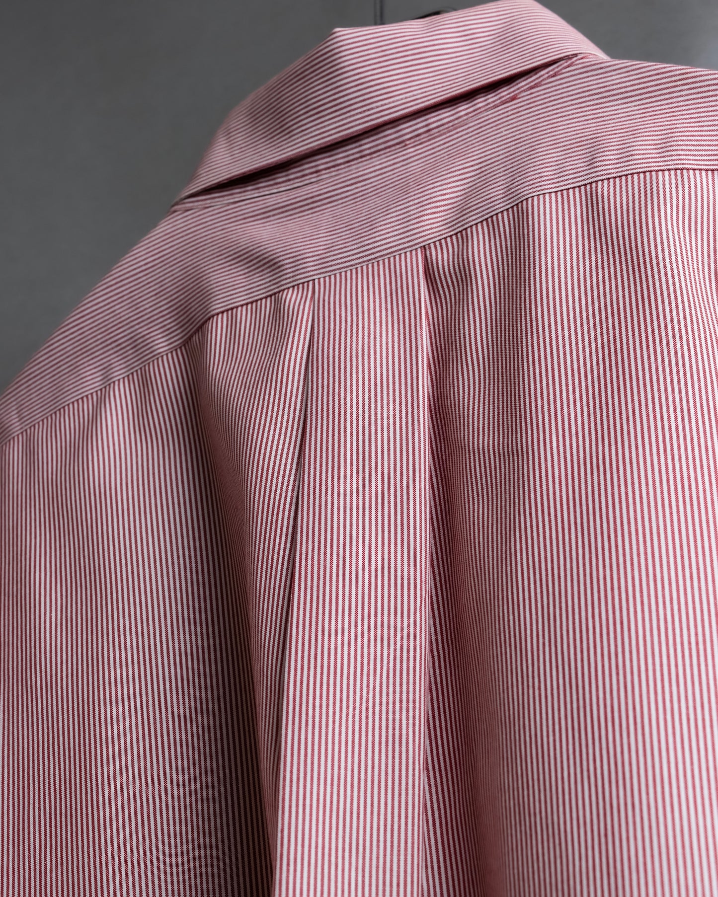 "BROOKS BROTHERS" Ultra thin stripe button down colour oversized shirt