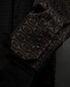 "GUCCI" Horsebit pattern shaped shirt