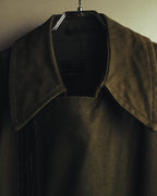 -SPECIAL- "COMME des GARÇONS HOMME" 03AW Asymmetric zip long coat