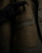 "PAUL SMITH" Flaming detail glen plaid set up