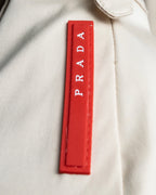"PRADA" Military detail cotton jacket