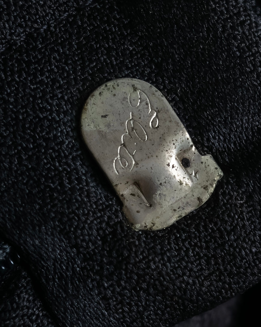 "Vintage subtle gloss striped wide slacks"