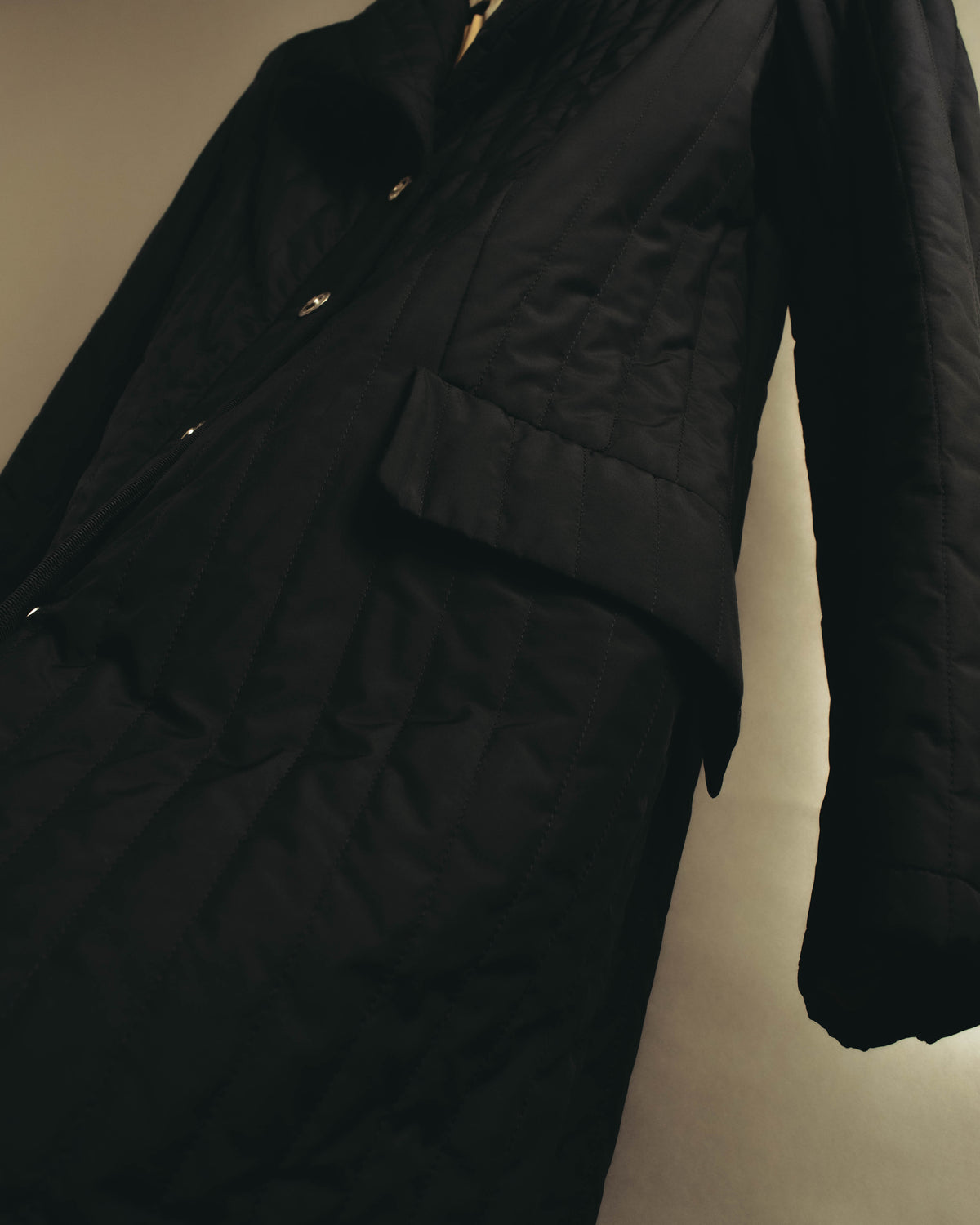“Salvatore Ferragamo” 00’s-10’s Padded tailored long coat