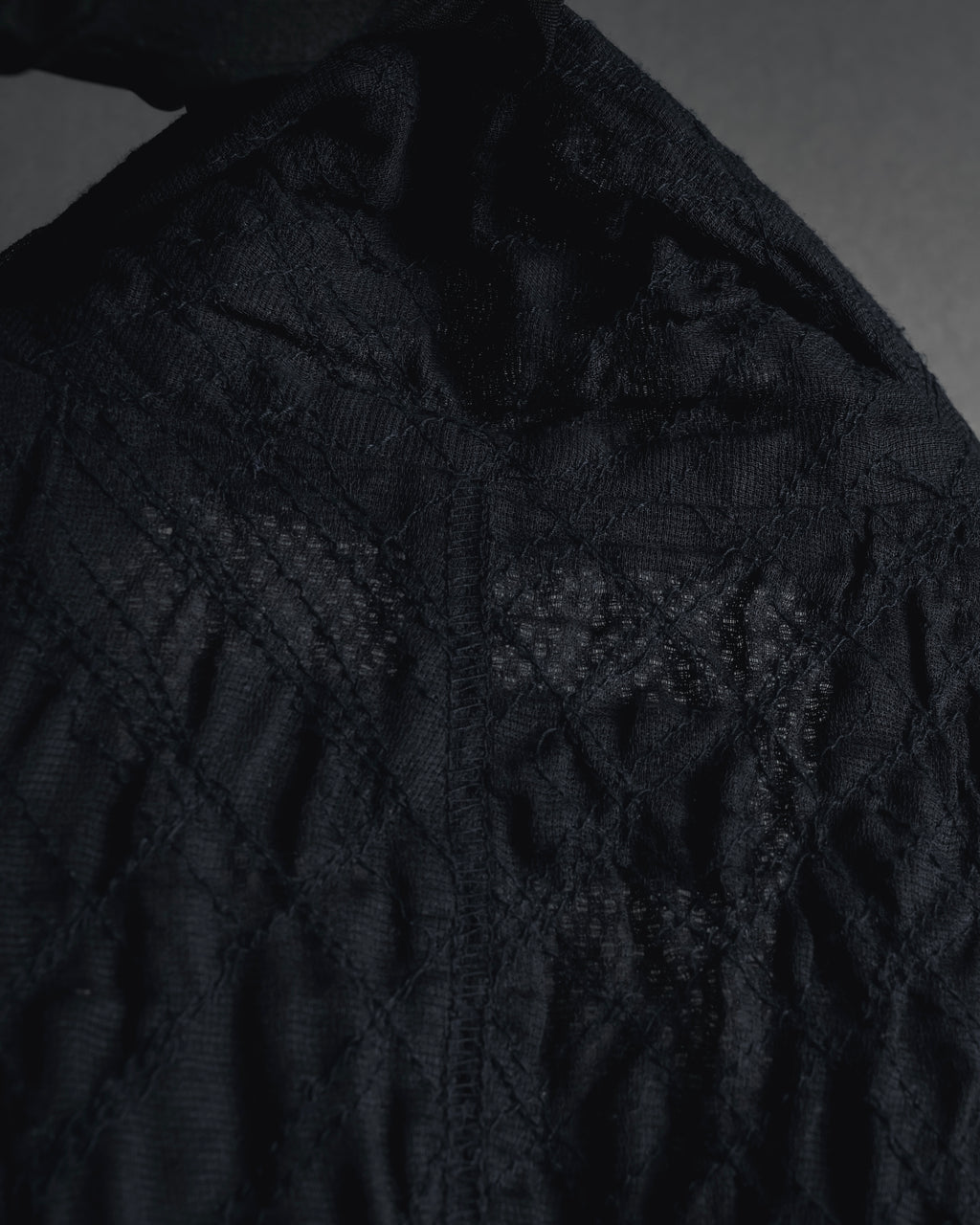 "ISSEY MIYAKE" 98SS Cotton shrunken tailored jacket