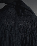 "ISSEY MIYAKE" 98SS Cotton shrunken tailored jacket