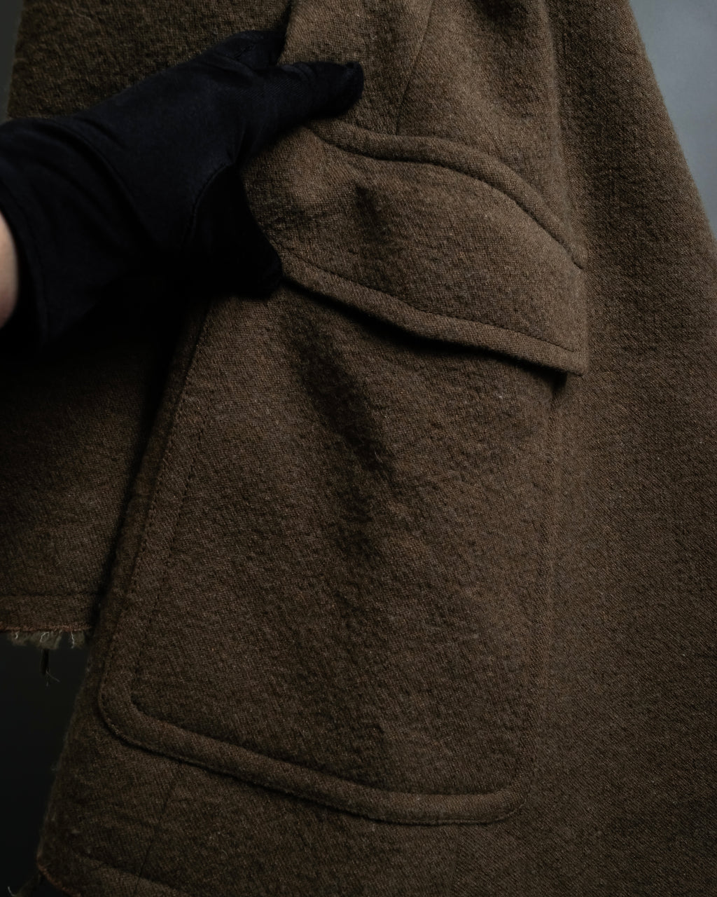 "SPORTSMAX" Carving flap design mid-length coat