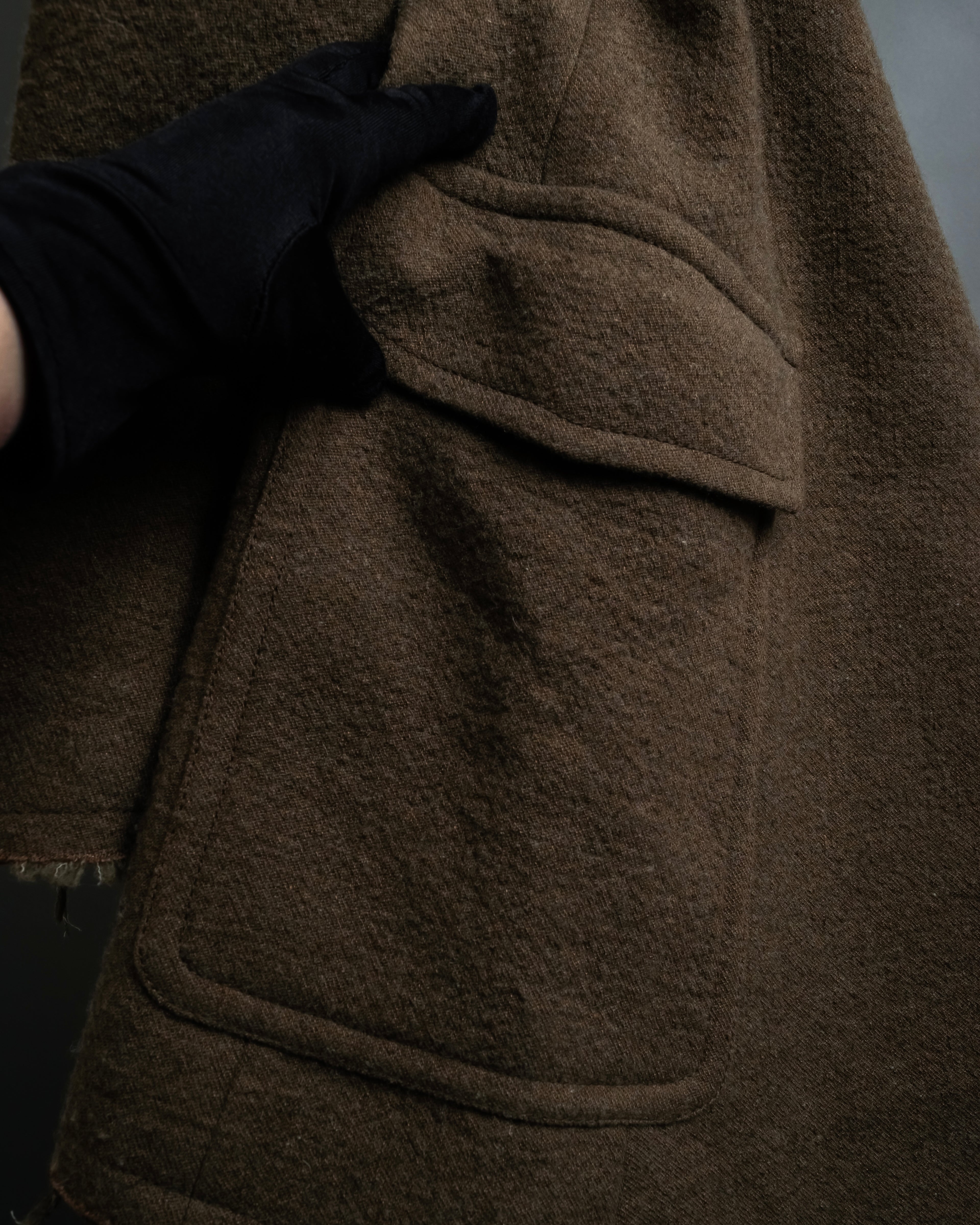 "SPORTSMAX" Carving flap design mid-length coat