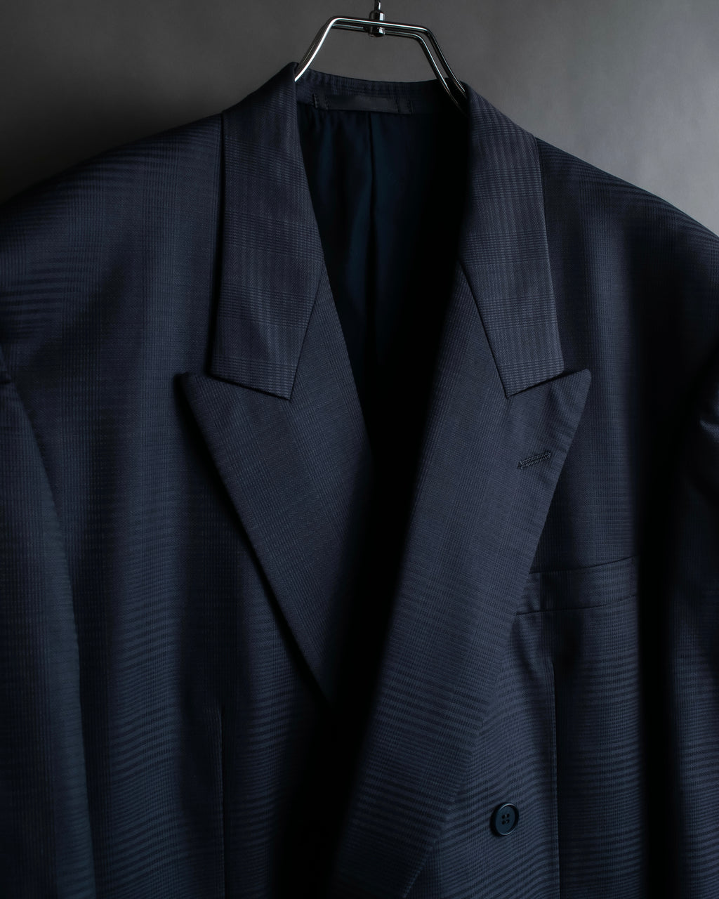 "CHRISTIAN DIOR MONSIEUR"
Shadow check pattern structured set up