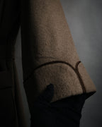 "CELINE" 70’s-80’s Archive sulky embroidered gown coat