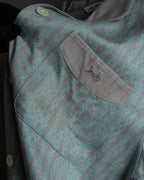 "CELINE" Chain motif pattern relaxed pajama set up