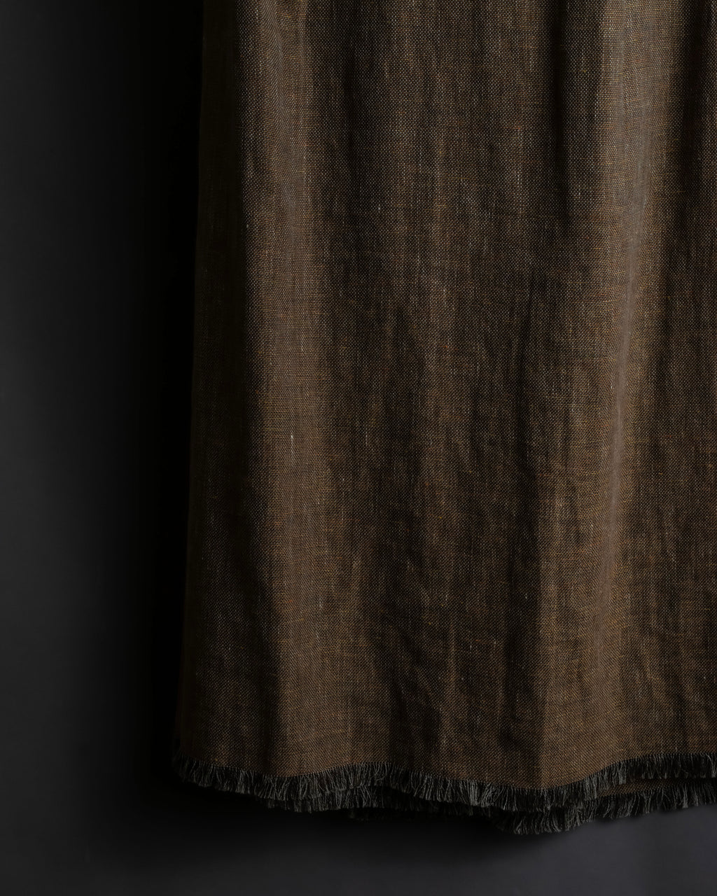 "HERMES" Gaultier period fringe design wrap skirt