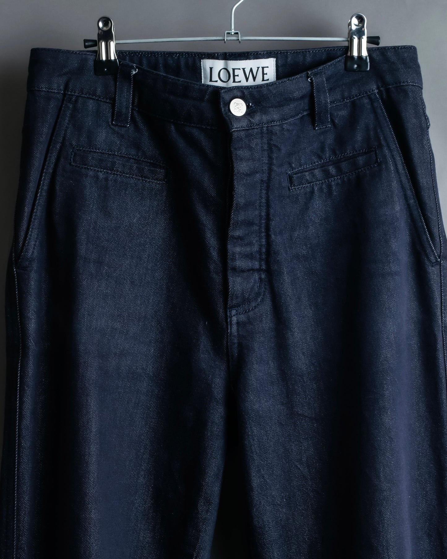 "LOEWE" Wide tapered fisherman denim pants