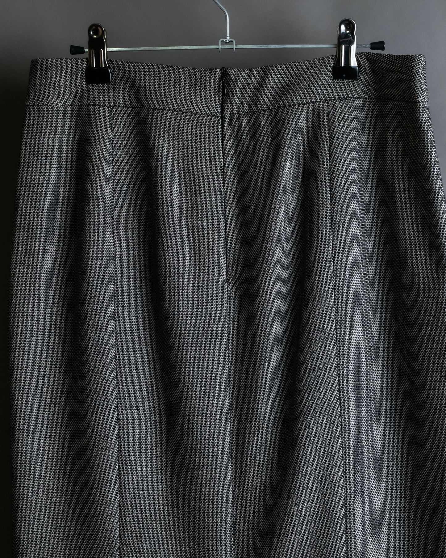 "Max Mara" 2way shape jacket & box pleated mid length skirt set up