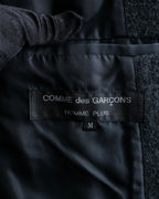 "COMME des GARCONS HOMME PLUS" Structured cut double-breasted tailored jacket