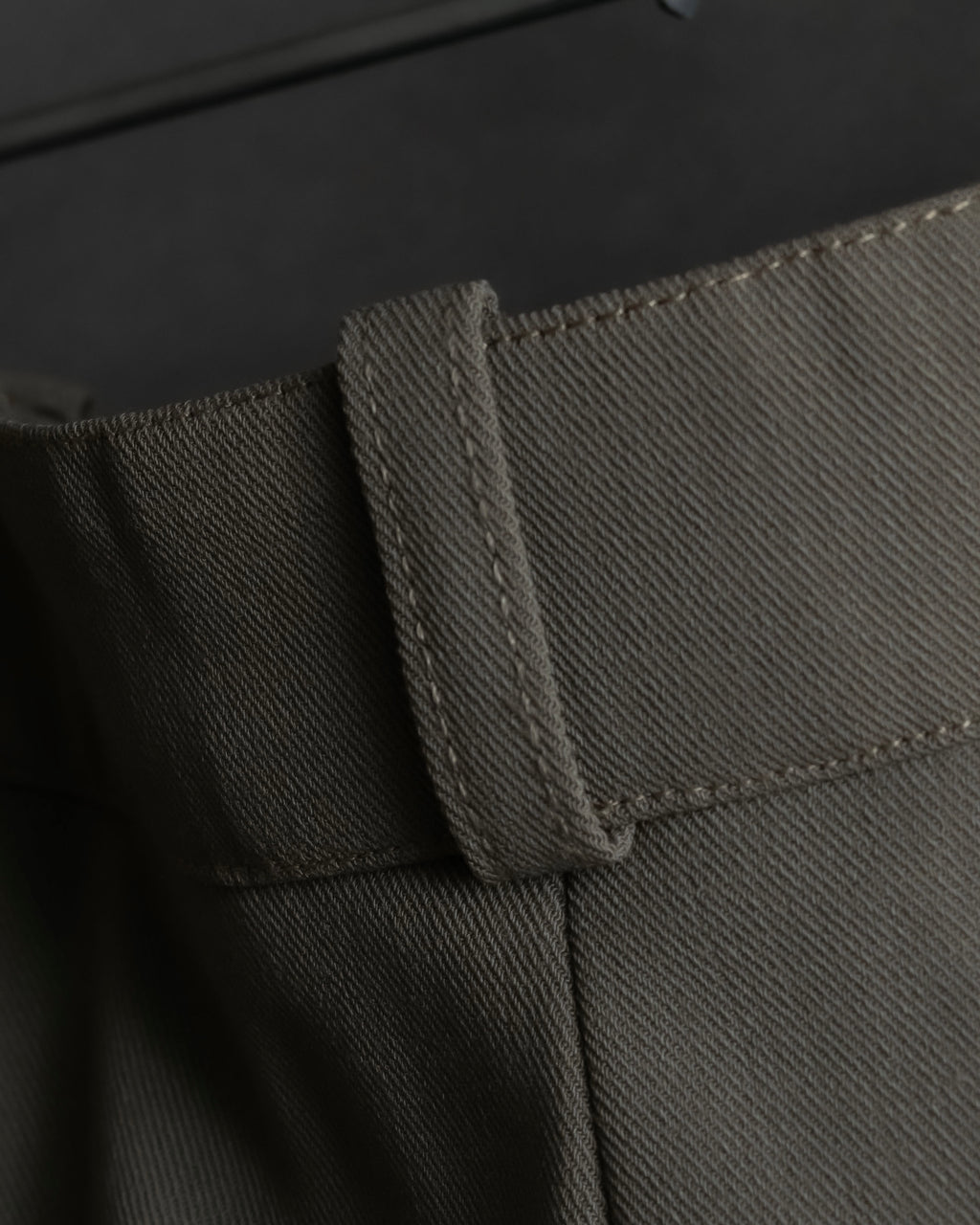 "HERMES" Margiela period silk wide straight slacks