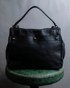"YVES SAINT LAURENT" Muse Two series grain leather one-handle bag