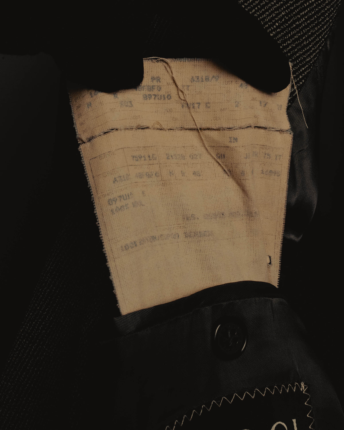 “GUCCI” Late 90’s-early 00’s military double breasted wool coat
