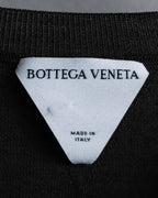 "BOTTEGA VENETA" High quality wool charcoal brown knit