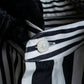 "GIVENCHY" Asymmetrical stripe pattern different thicknesses shirt