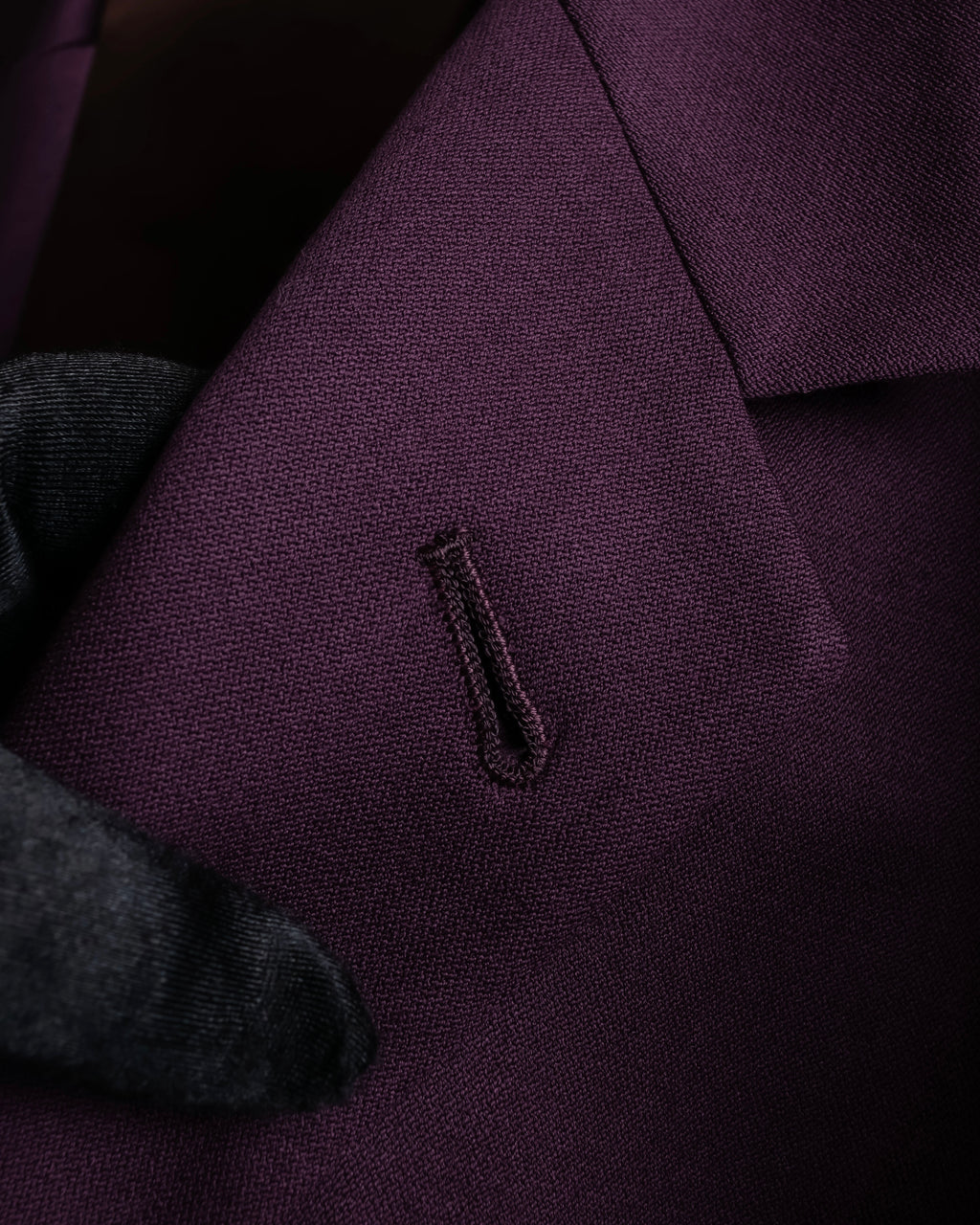 "JEAN PAUL GAULTIER FEMME"
 Beautiful purple color shaped wool tailored jacket