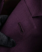 "JEAN PAUL GAULTIER FEMME"
 Beautiful purple color shaped wool tailored jacket