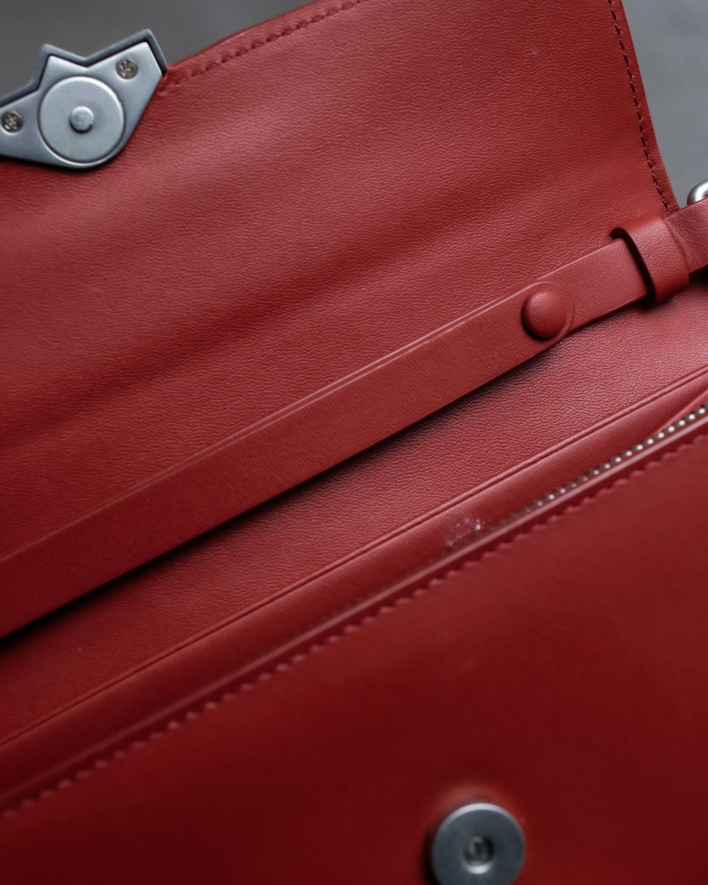 "KENZO" K motif design chain shoulder wallet bag