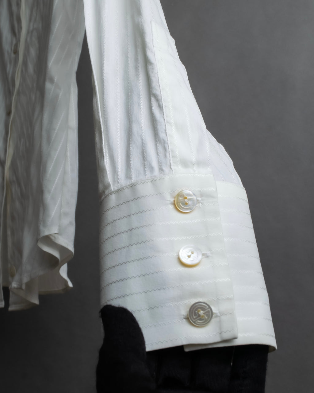 "GIORGIO ARMANI" Delicate striped white shirt