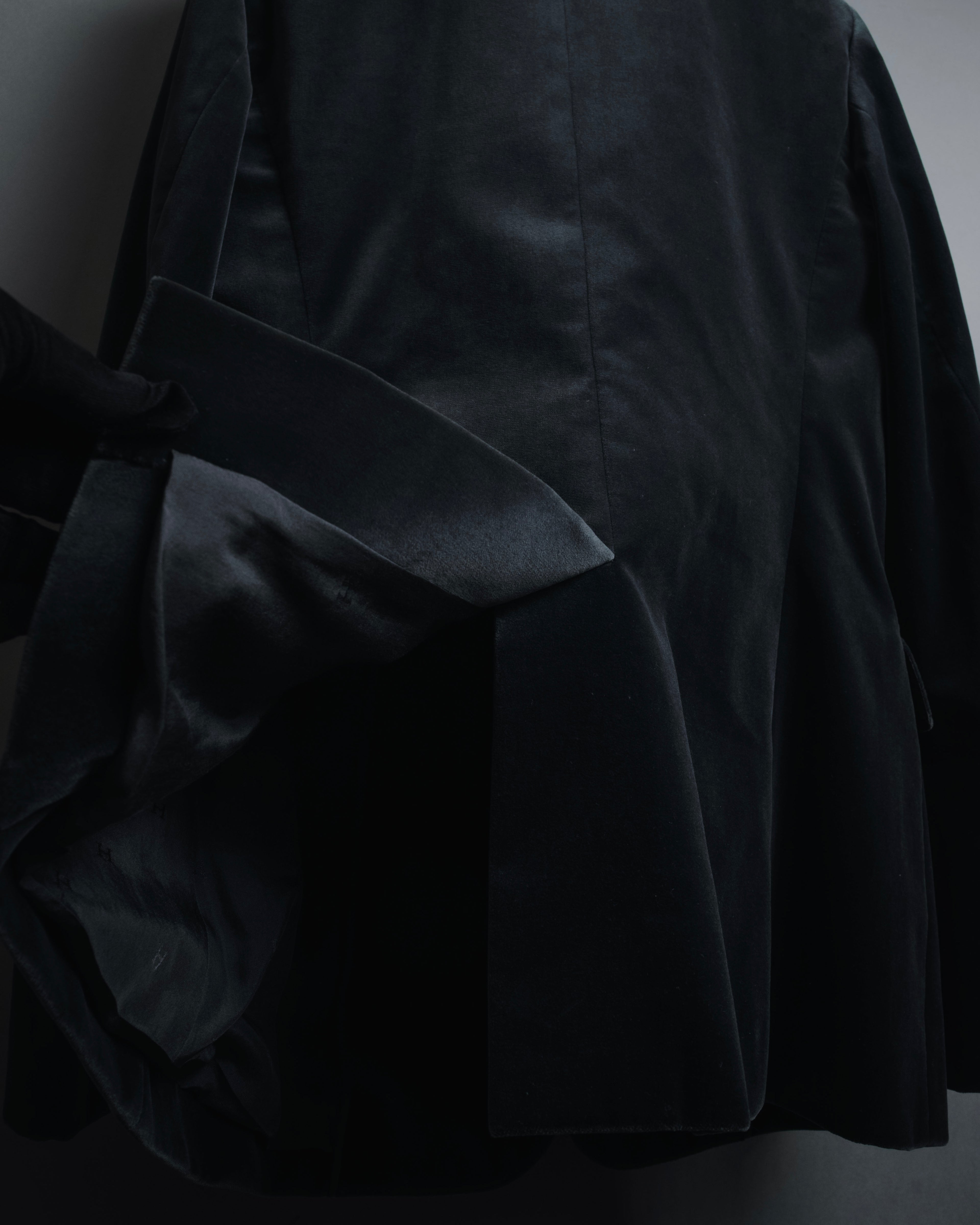 –SPECIAL– "HERMES"
00’s Velvet switchinglamb leather collar special tailored jacket