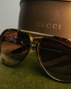 "GUCCI" 00's-10's Iconic aviator sunglasses