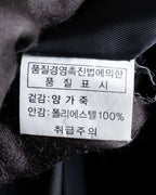 "GIANNI VERSACE COUTURE" Sheep skin oversized triangle color jacket