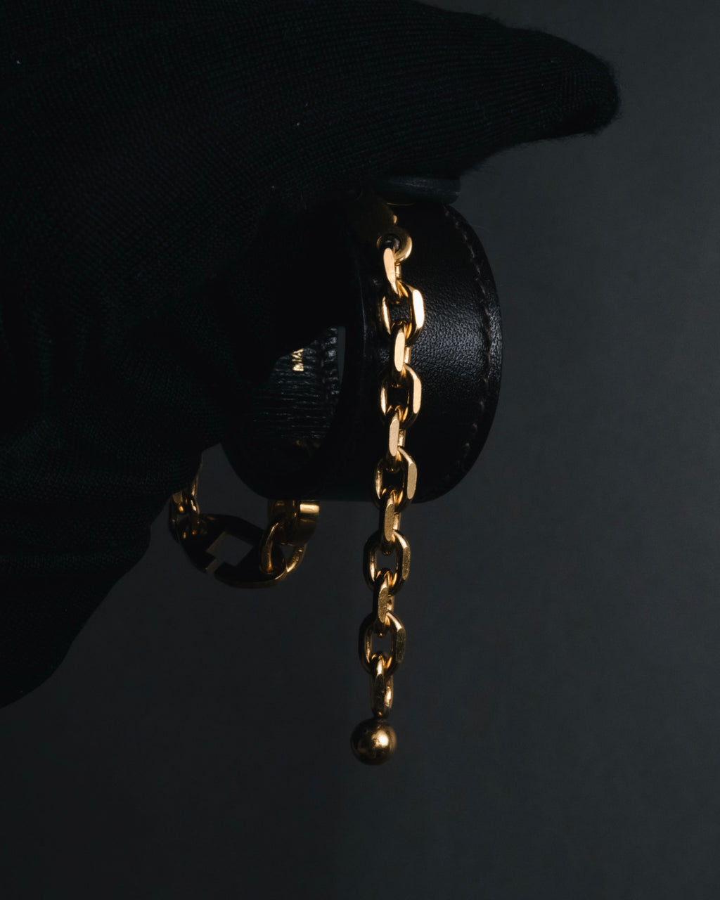 "HERMES" 90’s-00’s classic box calf gloves holder