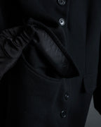 "GIANFRANCO FERRE" Multiple button sequences shaped long coat