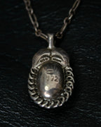 “Georg Jensen” Pendant of the year 1992 silver necklace