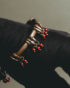 "Jean Paul Gaultier" 90's-00's Sculptural red bead bangle