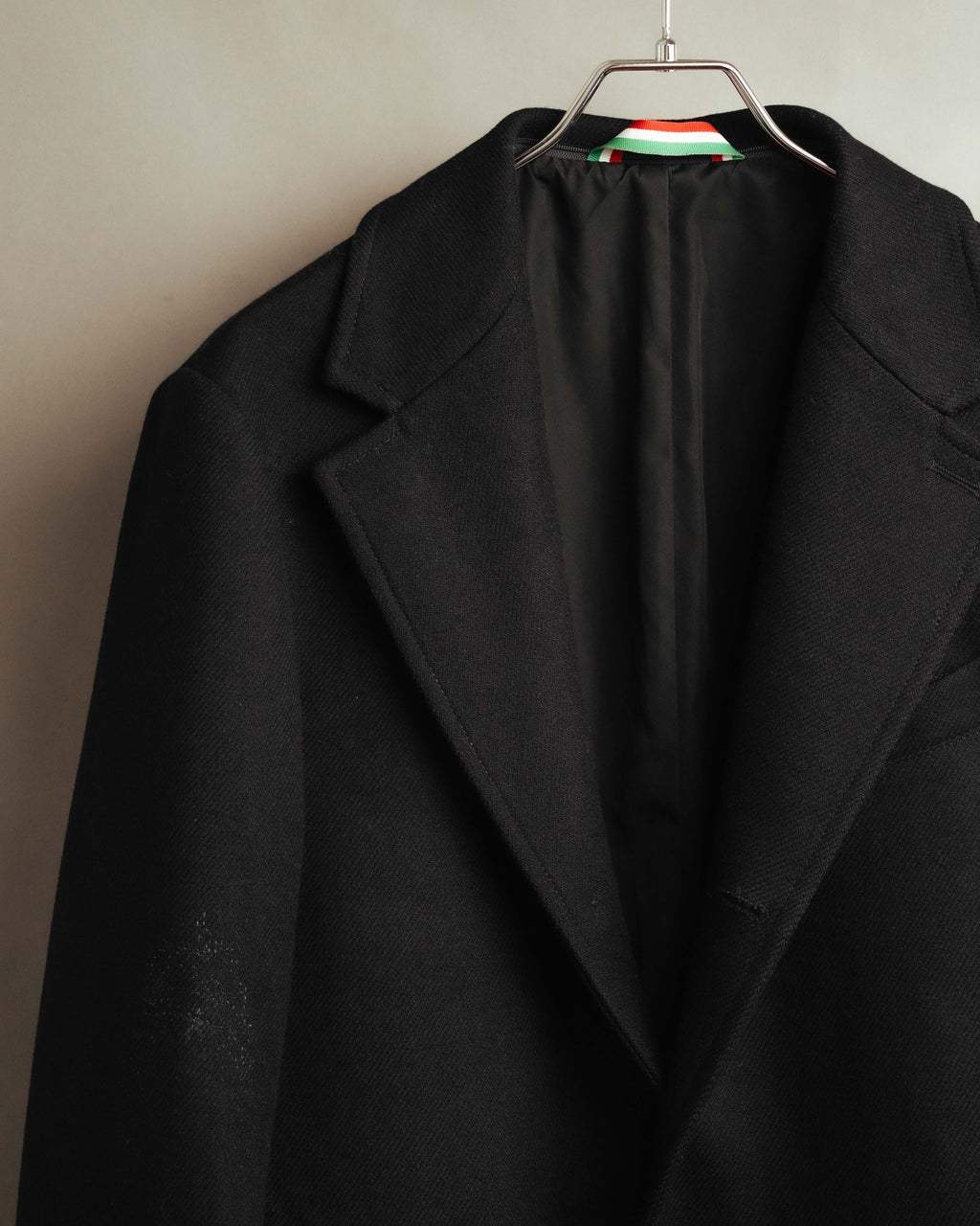 “MOSCHINO” 90’s-00’s wool cashmere tailored long coat