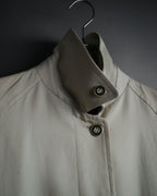 “BURBERRY BLUE LABEL” 2000’s Minimal balmacaan coat