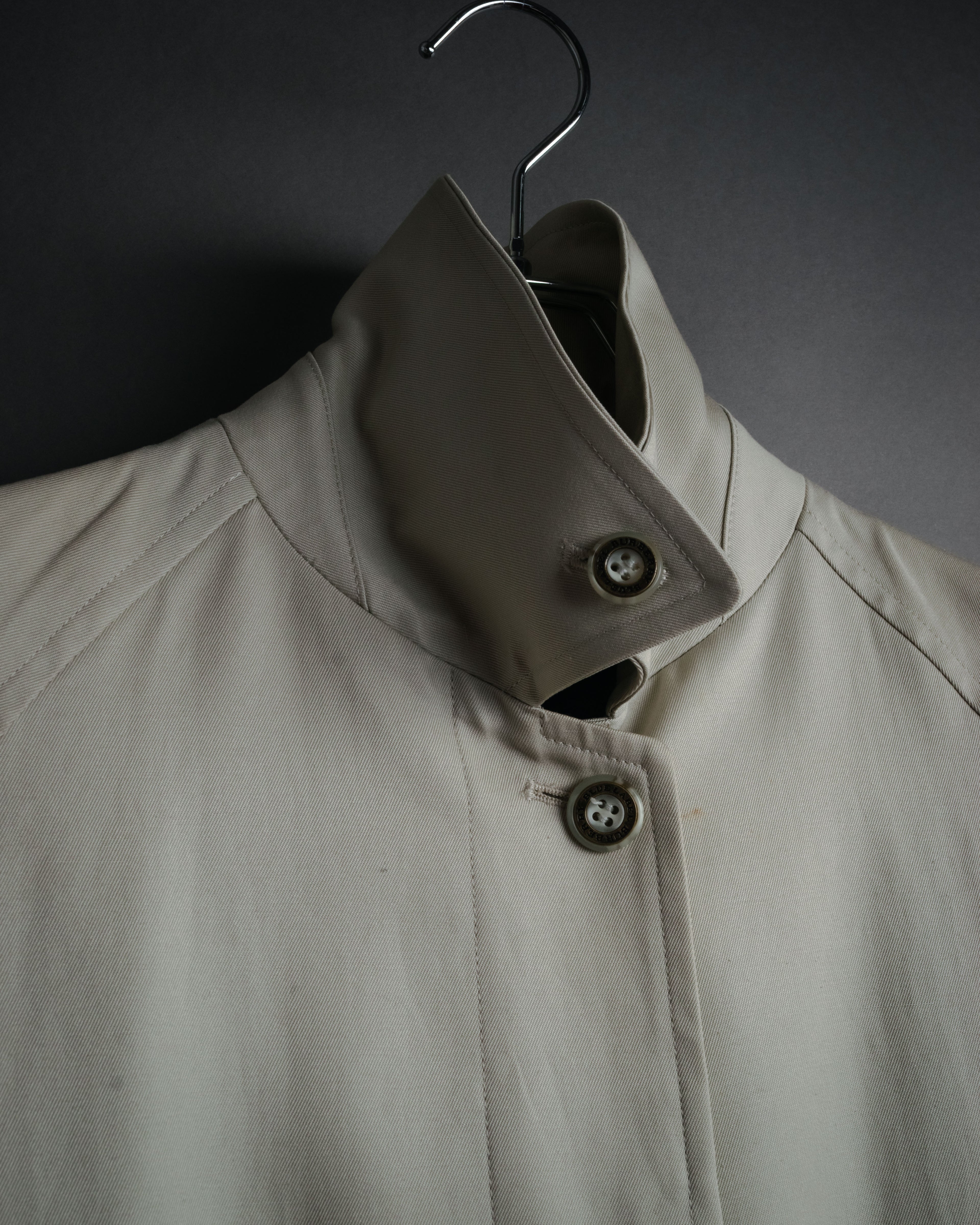 “BURBERRY BLUE LABEL” 2000’s Minimal balmacaan coat