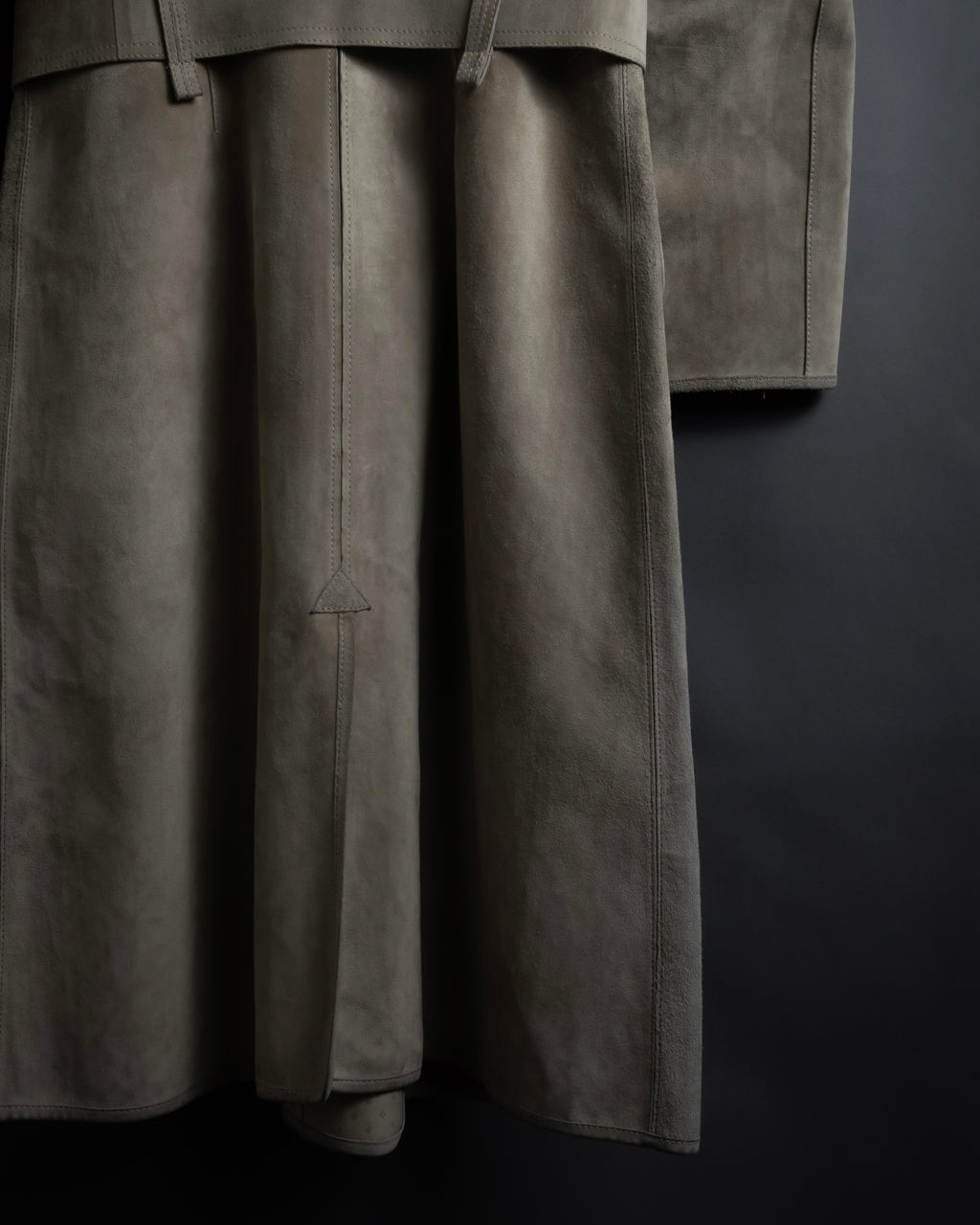 "LOUIS VUITTON" 00's Marc Jacobs period double-breasted suede coat