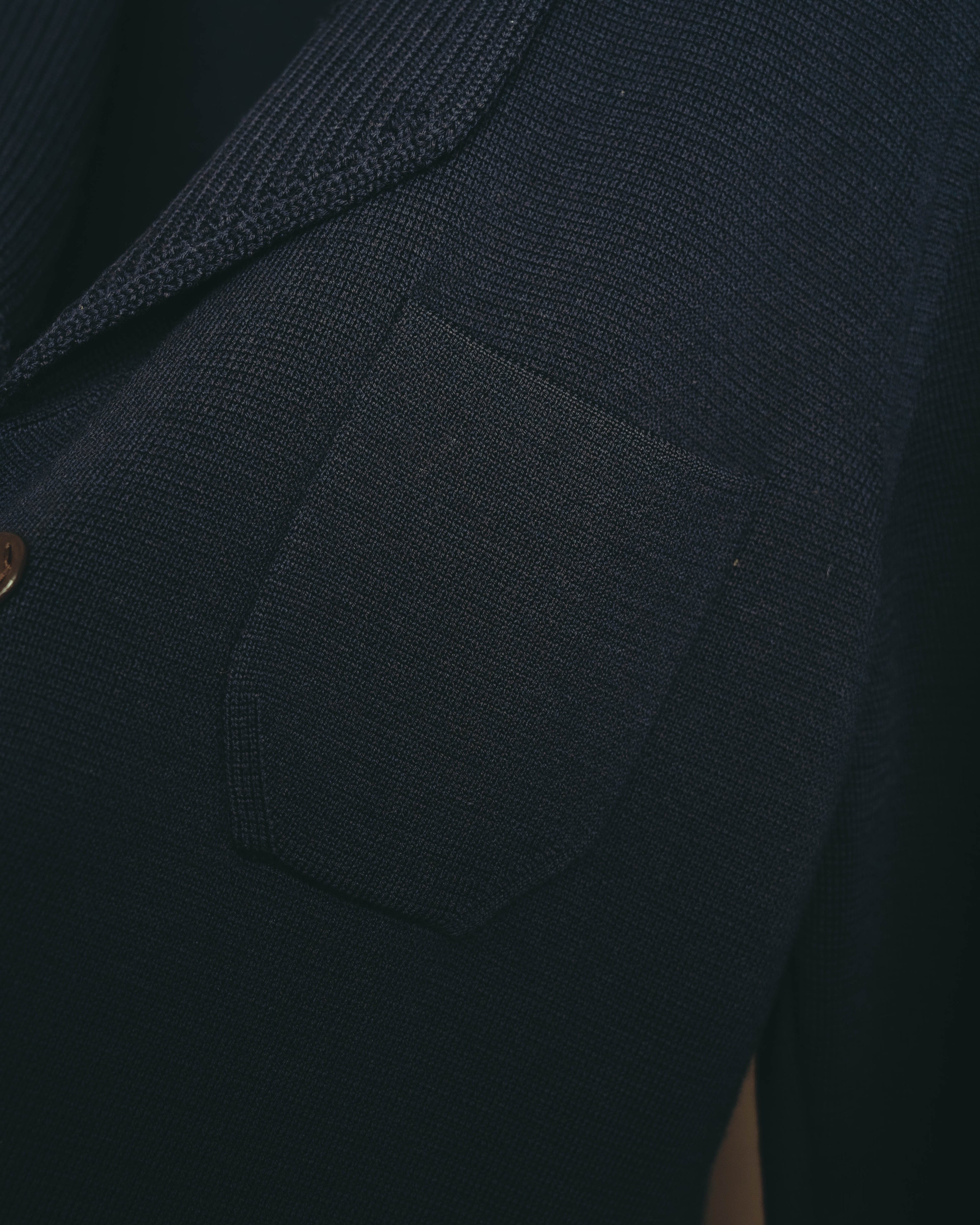“Salvatore Ferragamo” 80’s-90’s Gancini buckle virgin wool knit jacket
