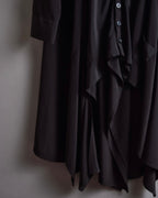 "LIMI feu" Draped asymmetric layered rayon dress