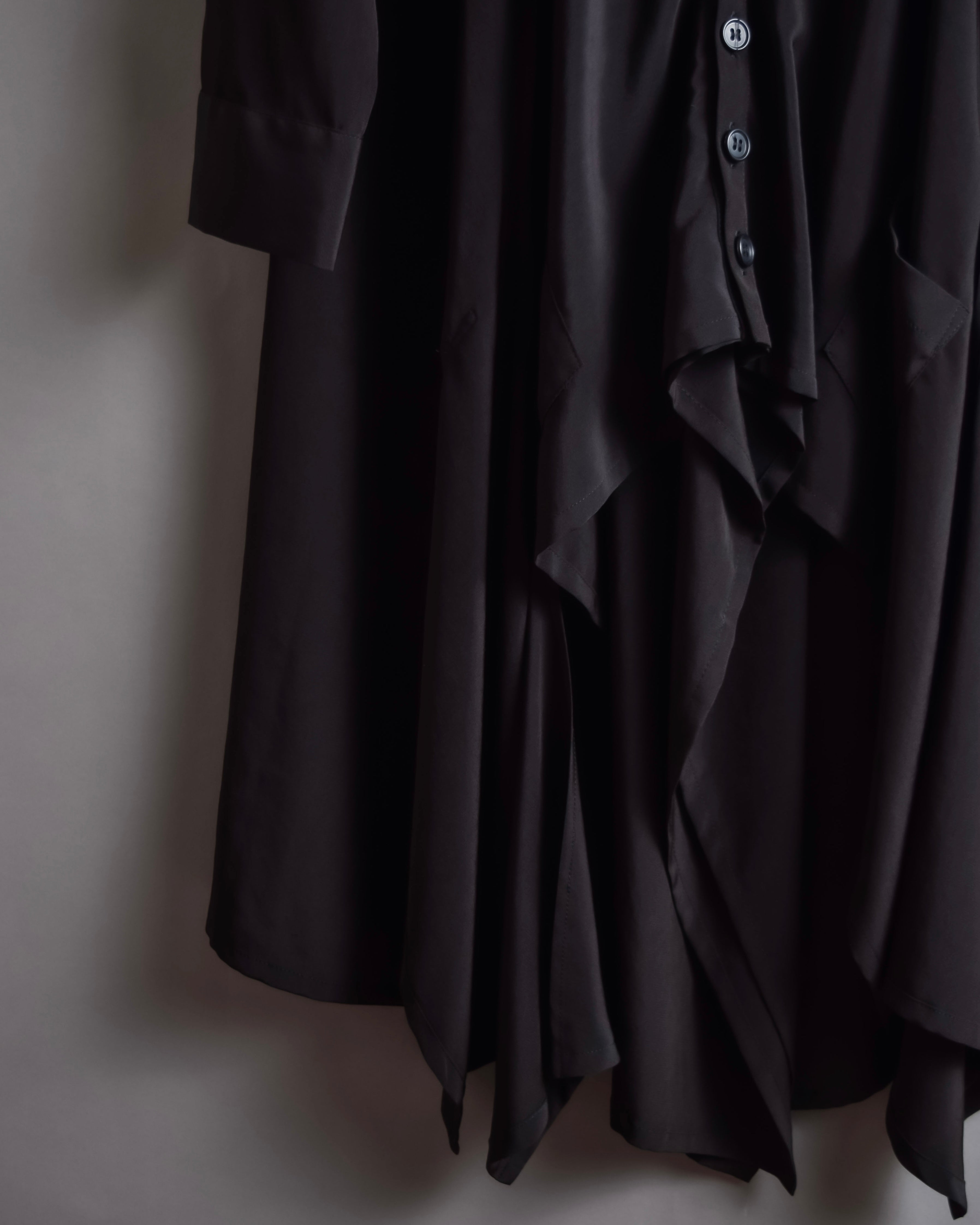 "LIMI feu" Draped asymmetric layered rayon dress