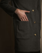 伊夫·圣罗兰 90年代连帽羊毛针织夹克