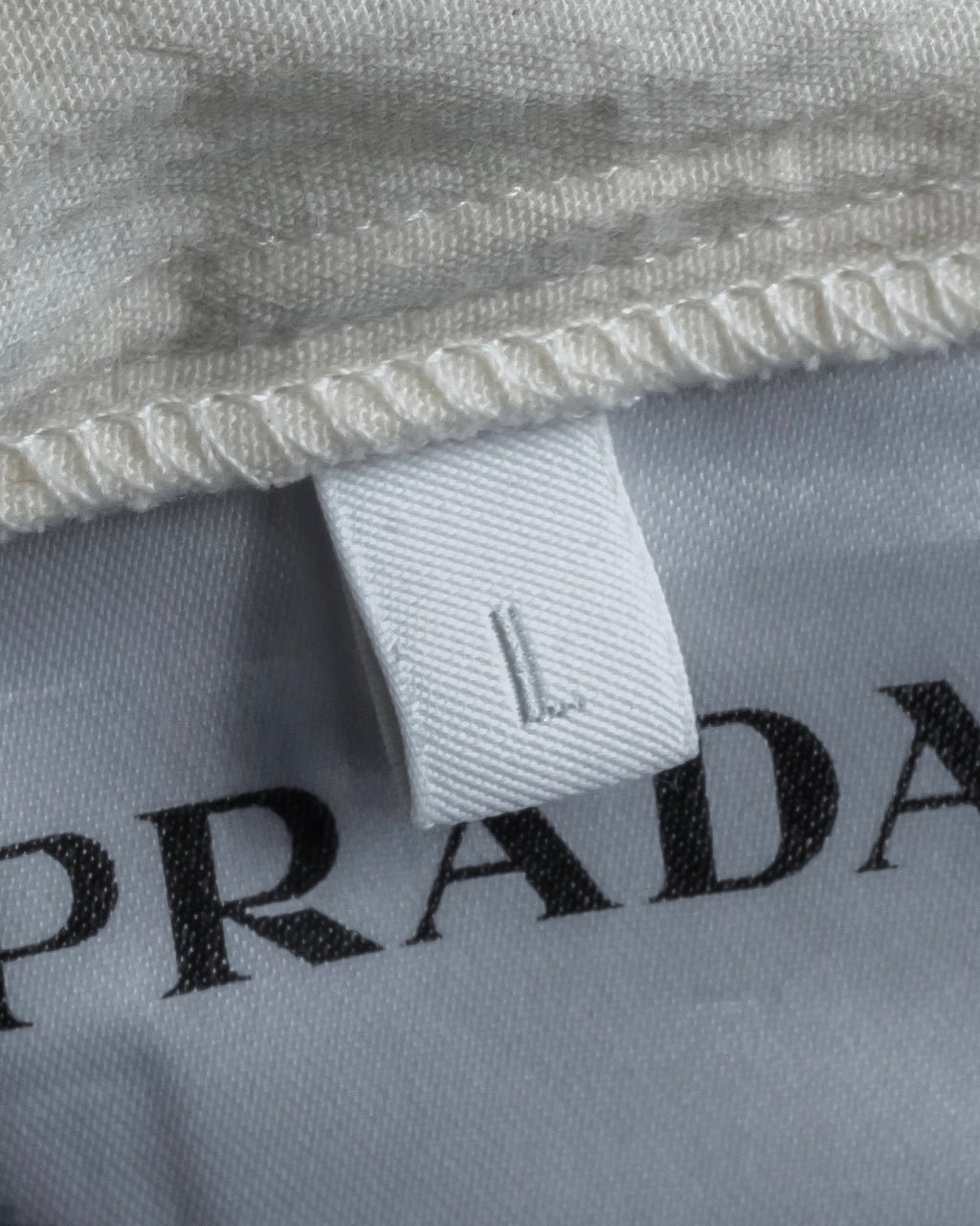 "PRADA" 22SS Sea fable motif print oversized shirt