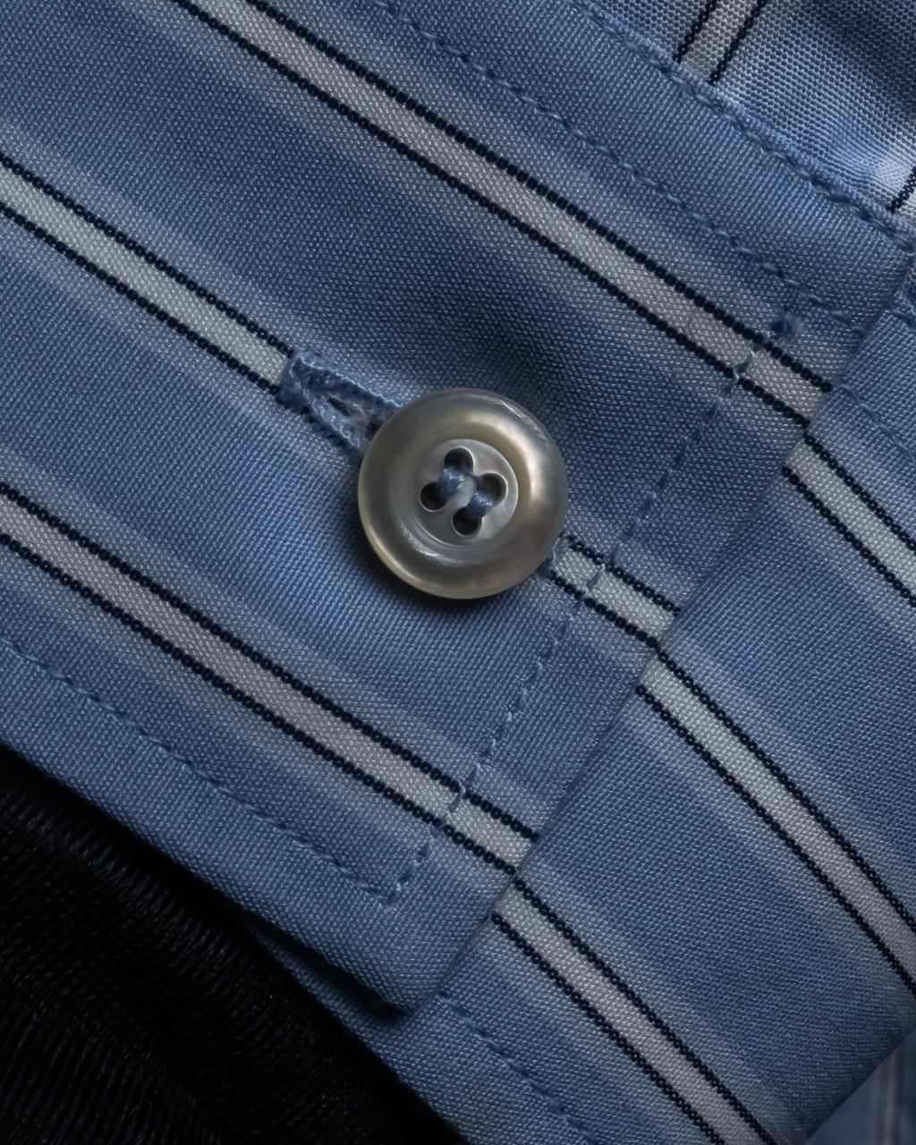 "GUCCI" Michele period brand code embroidered striped shirt