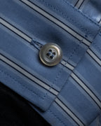 "GUCCI" Michele period brand code embroidered striped shirt