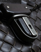 "BOTTEGA VENETA" Intrecciato design briefcase bag